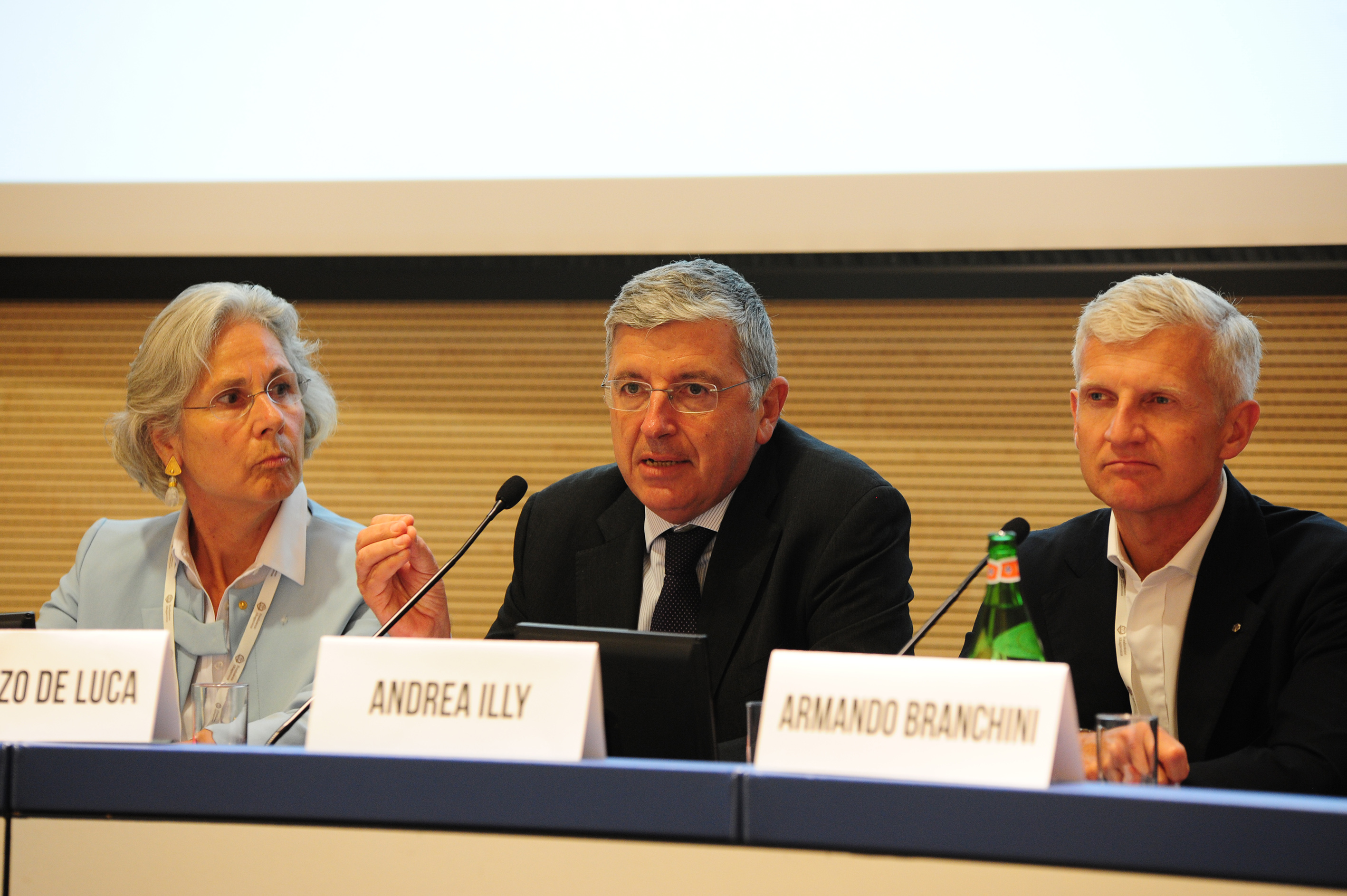 Ambassador Susanne Wasum-Reiner, Vincenzo De Luca, Andrea Illy