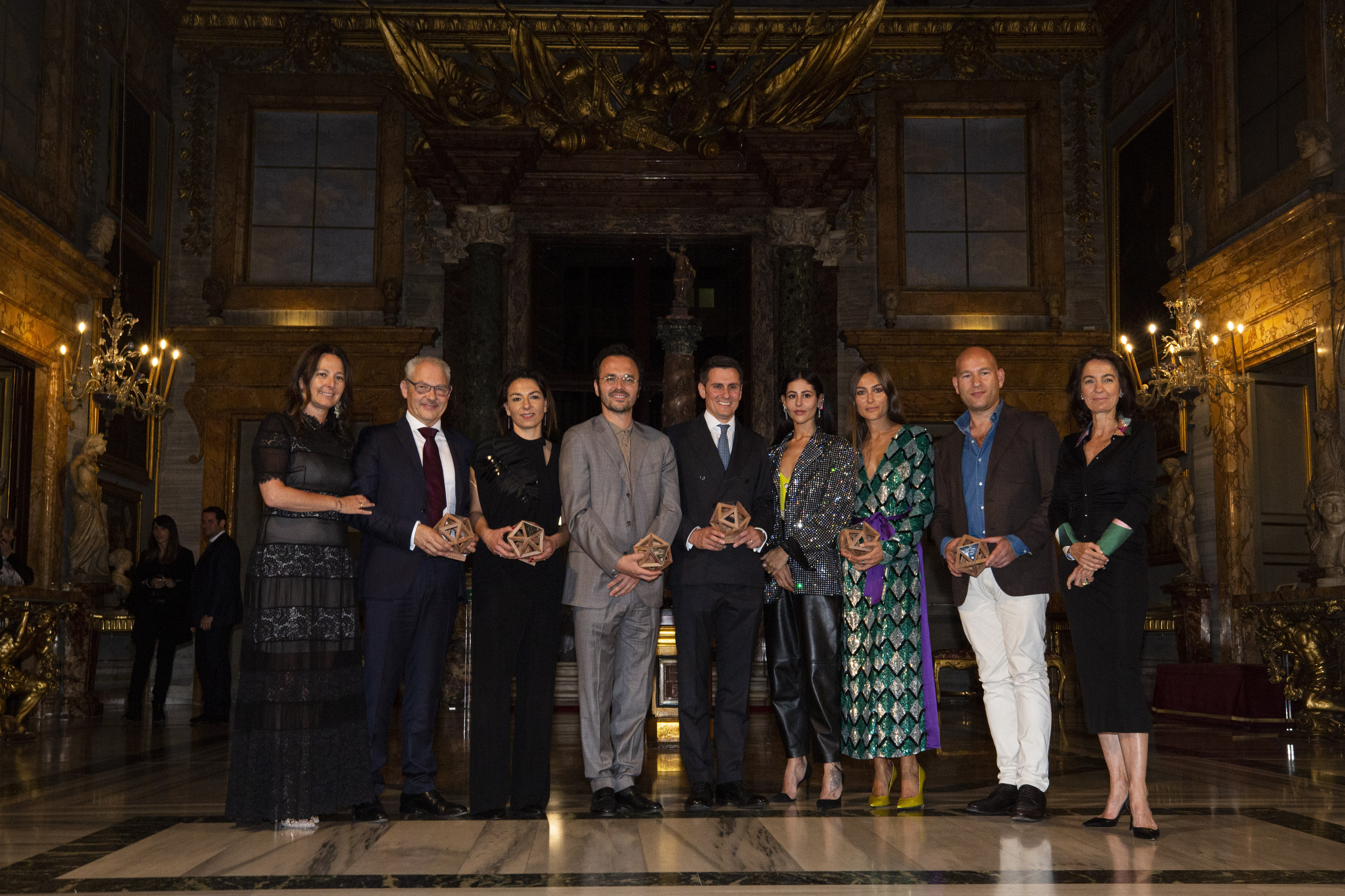 I vincitori 2019 premiati a Palazzo Colonna, alla cena di apertura della Giornata Altagamma